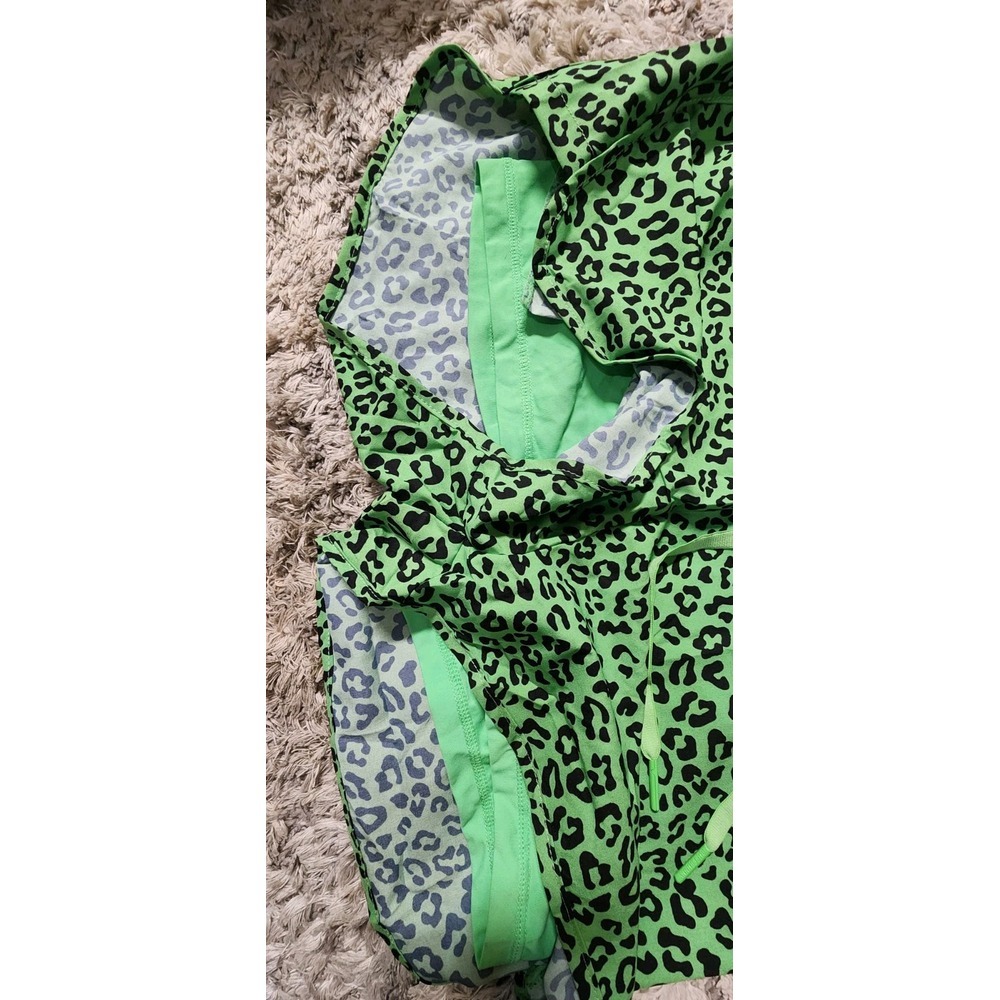 BuffBunny Women's Flo V2 Shorts Leopard Print Pull On Drawstring Pockets Size Sm - Picture 8 of 8
